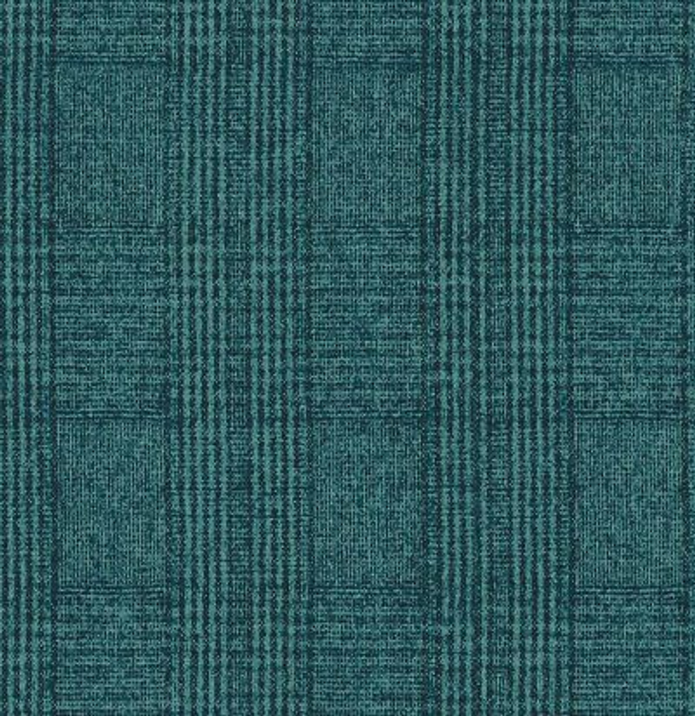 обои бирюзовые в клетку 12010