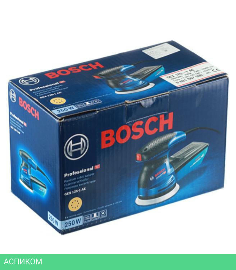 Шлифмашина Bosch GEX 125-1 AE Professional (0.601.387.500)