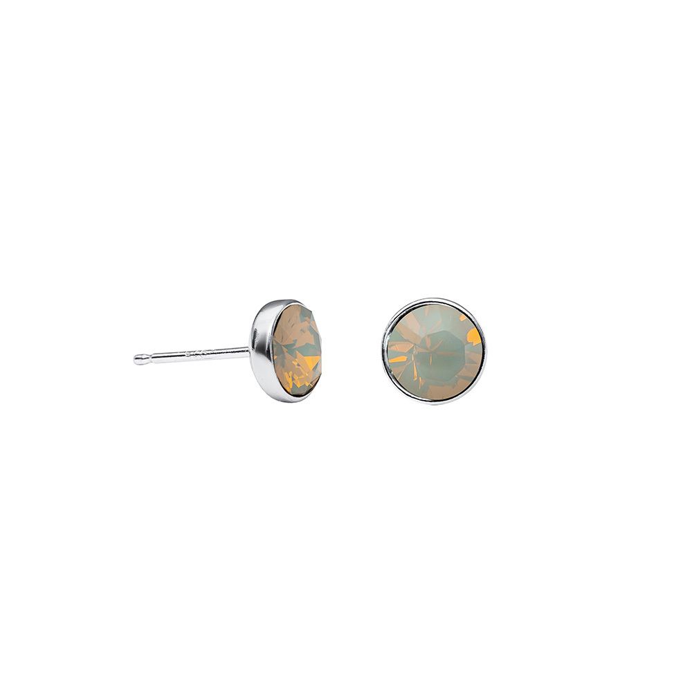 Серьги-пусеты Fiore Luna Light Grey Opal SWE297 LGO S