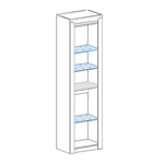 Шкаф однодверный "Соренто" гостиная