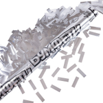 Хлопушка Бумфети 80см фольг конф серебро