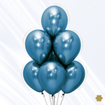 Шар 12" хром синий, (Зеркальные шары) / Reflex Blue 940