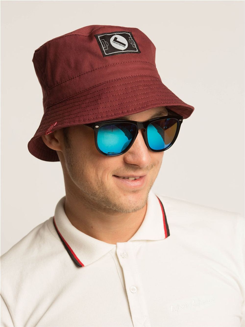 Панама легкая Город Горький бордовая