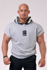 Худи Reg top with hoodie 175 Серая