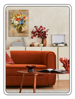 Картина "Букет с мимозой"