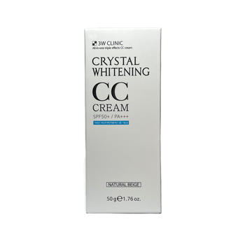 Крем для лица 3W Clinic Crystal Whitening CC SPF50+ / PA+++