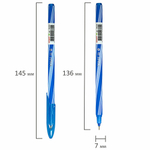 Ручка шариковая STAFF "CANDY NEON", синяя, игольчатый узел 0,6 мм, линия 0,3 мм