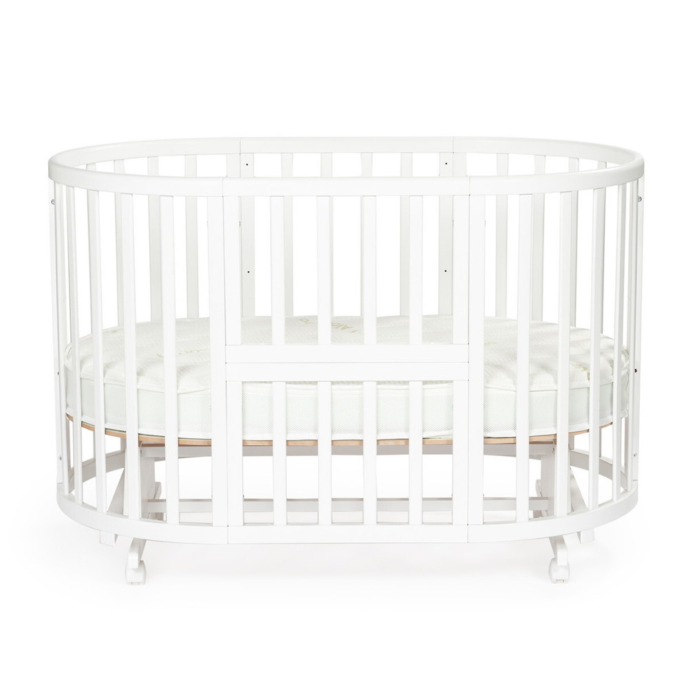 Детская кроватка Bebizaro Heirloom маятник поперечный BZHMM/01/WH White