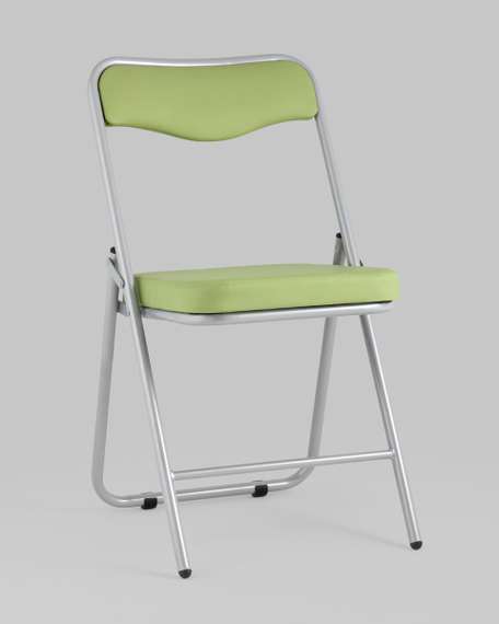 складной Джонни экокожа салатовый каркас металлик