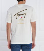 Футболка GOLD SIGNATURE BACK Tommy Jeans - кремовый (DM0DM17729)
