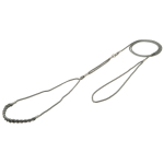 V.I.PET Ринговка с кольцом круглая c плетеным расширением, 2,5*8