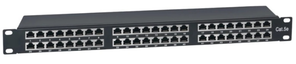 Патч-панель  Cabcoil PPQD48-UTP-5e-1U-19
