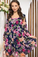 Платье "Милее всех" (синее) П5279 LT Collection (Акция)