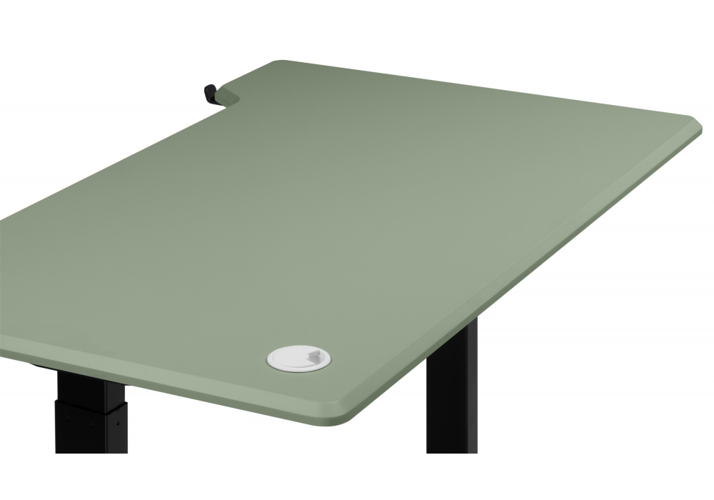 Компьютерный стол Woodville Маркос 120х75 зеленый, черный, ножки черные