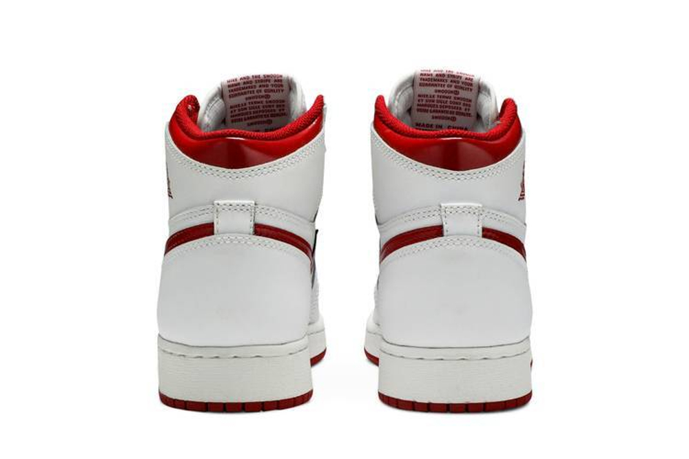 Кроссовки Jordan Air Jordan 1 Retro Metallic Red 2017 (Женская размерная сетка)