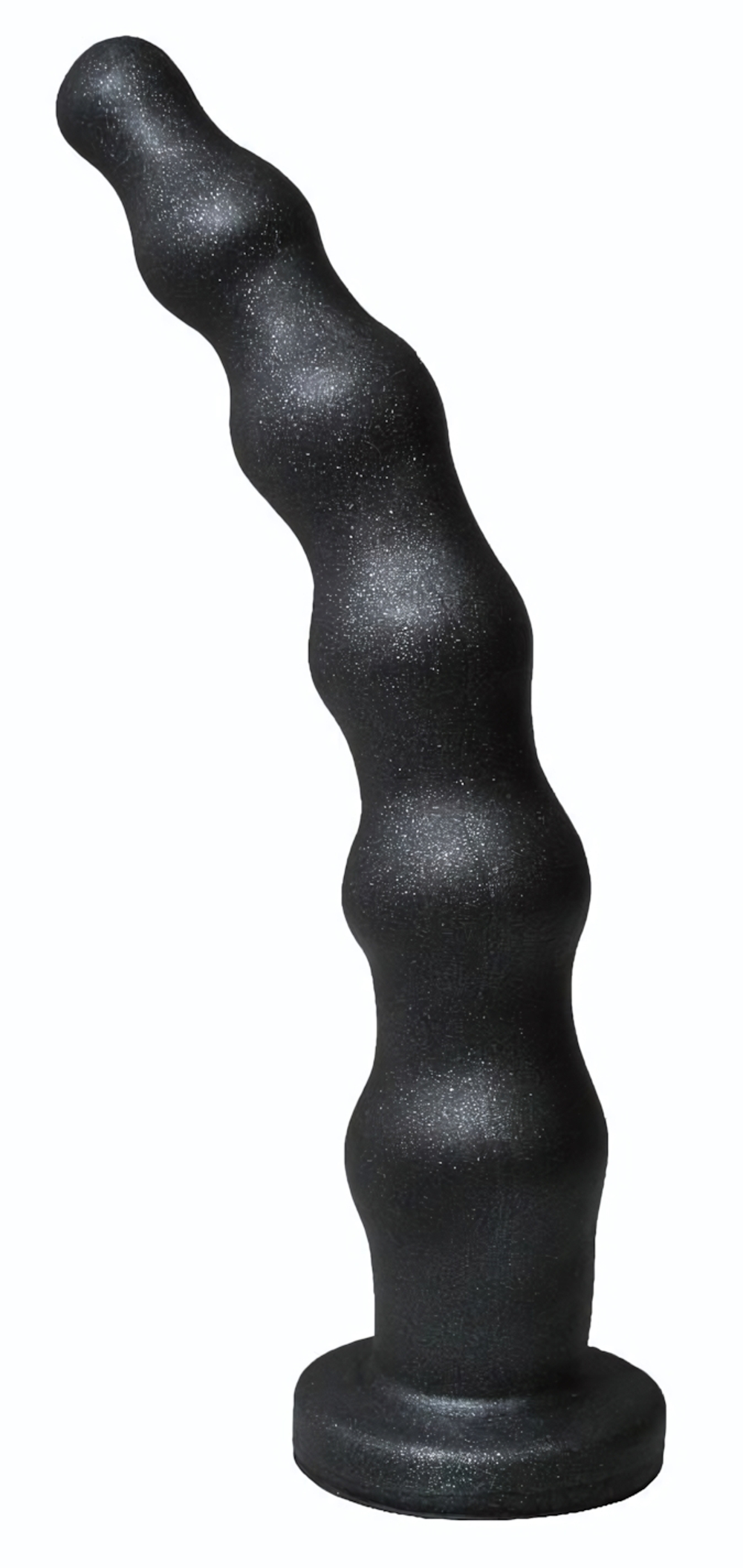 Чёрная насадка BALLS 3 - 22 см. (Цвет: черный)