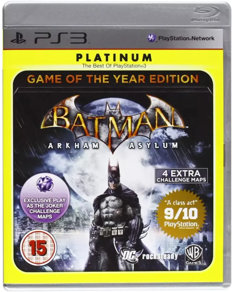 BATMAN ARKHAM ASYLUM GOTY PS3 Б\У