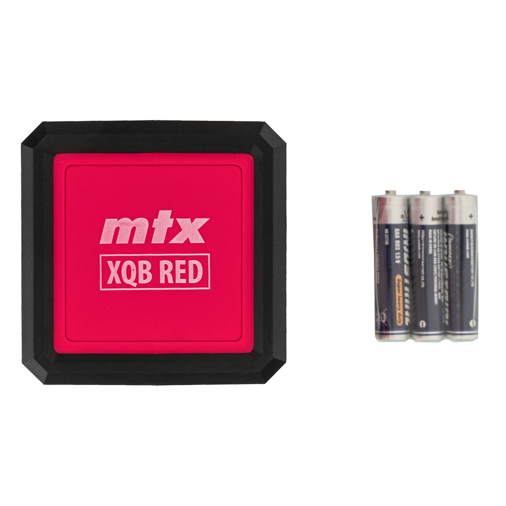 Лазерный уровень XQB RED Basic SET, 10 м, красный луч, батарейки, резьба 1/4" MTX, 35018