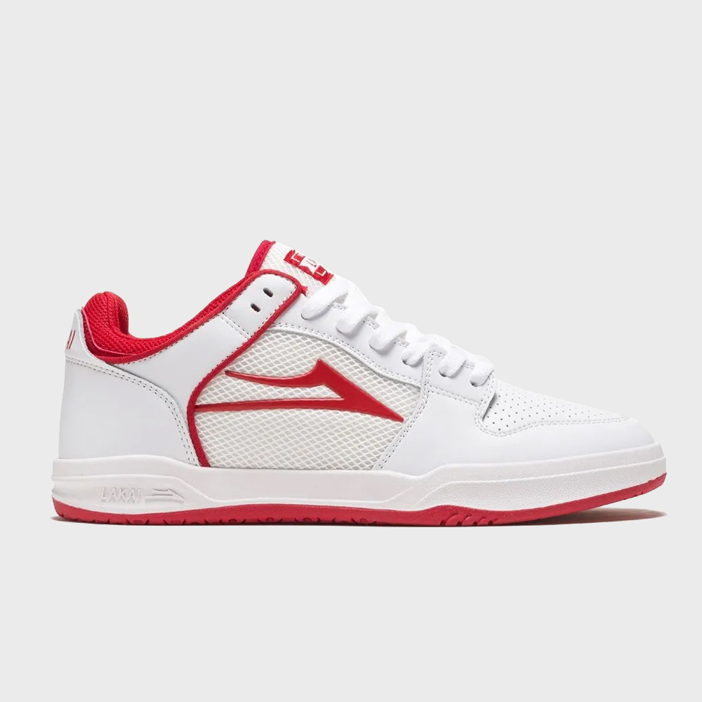 Кеды Lakai Telford Low: White/Red Suede (EG)