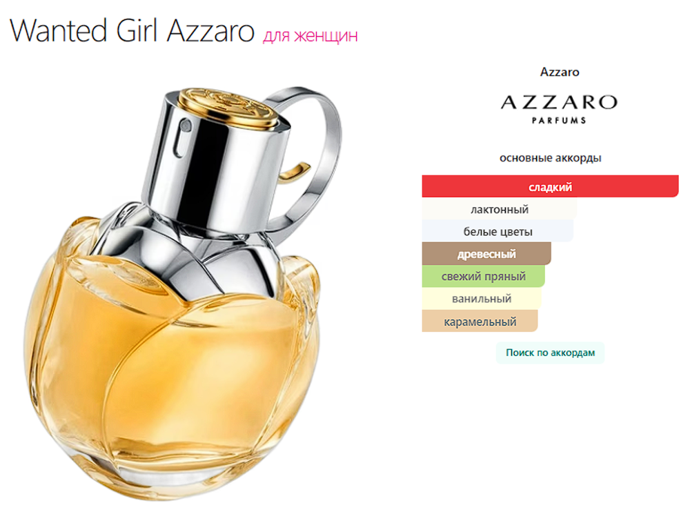 Wanted Girl Azzaro 80 ml (duty free парфюмерия)