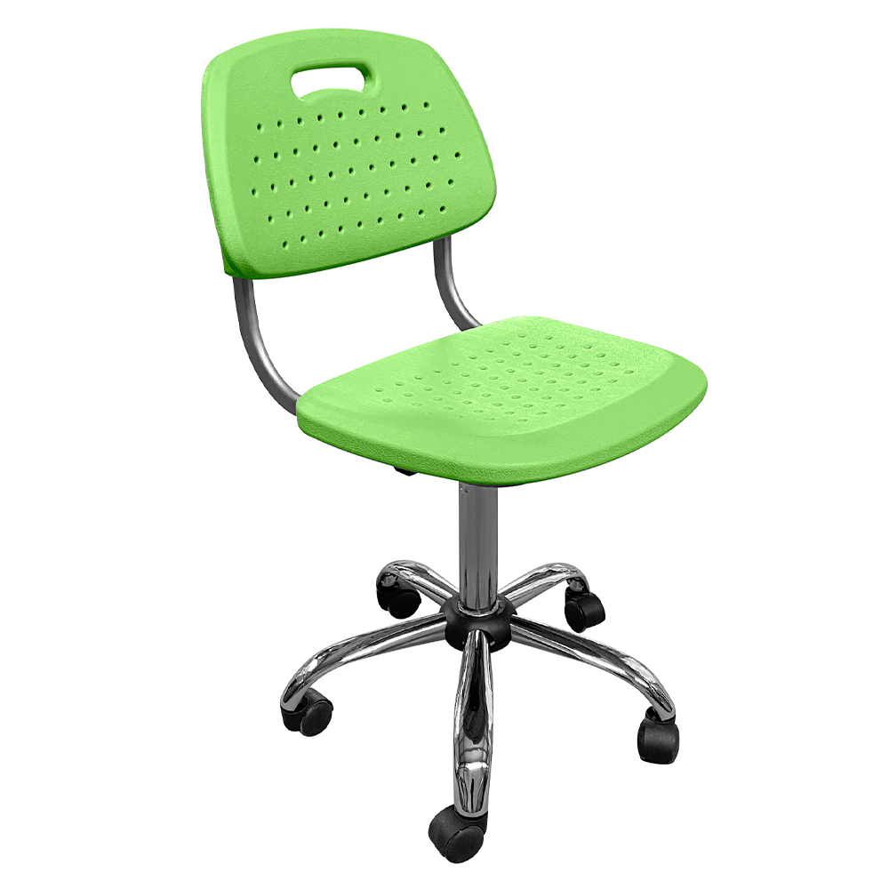 Стул ученический на хромированном газлифте ШС-18, антивандальный пластик