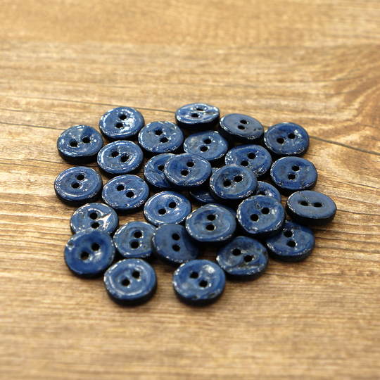 Пуговицы CONCEPT, размер  11,5 мм, кокос с лаковым напылением