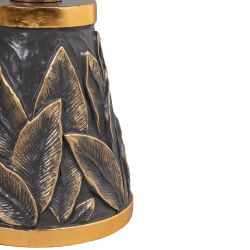 Столик декоративный Арт Leaves Gold Серый