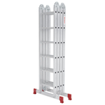 ЛЕСТНИЦА-ТРАНСФОРМЕР НОВАЯ ВЫСОТА 4Х6 АЛЮМИНИЕВАЯ ПРОФЕССИОНАЛЬНАЯ NV 3320