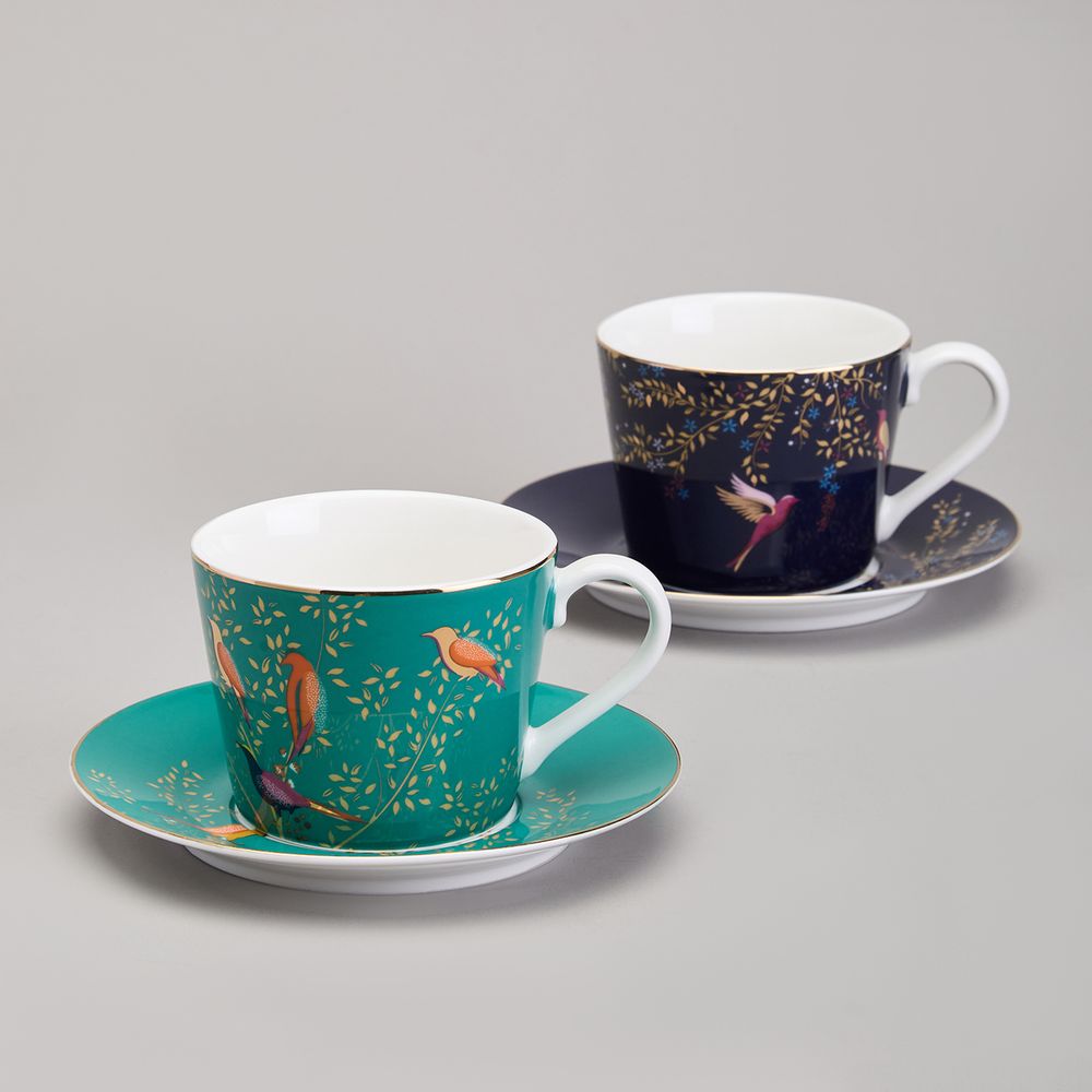 ЧАЙНЫЙ НАБОР LEFARD "GOLDEN BIRDS" НА 2 ПЕР. 4 ПР. 220 МЛ (КОР=12НАБ.)