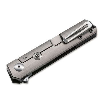 Складной нож Boker 01BO231 Kwaiken Compact Flipper c клинком из стали D2, рукоять титан / карбон