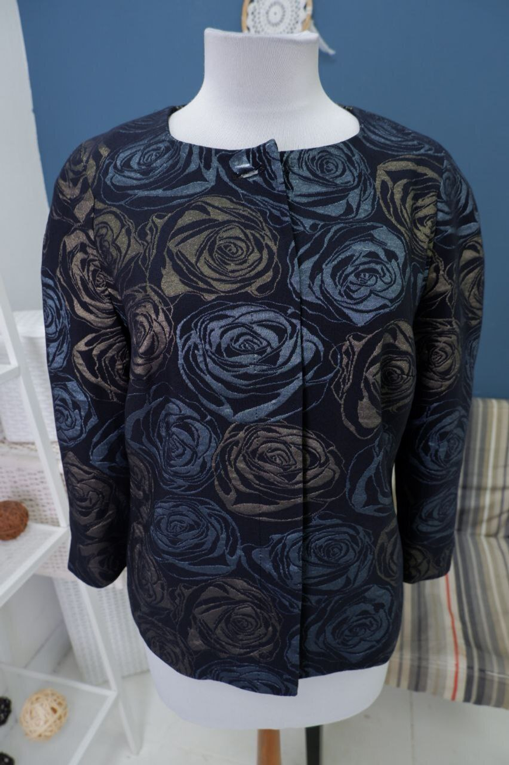 Пиджак Ellen Kloss с принтом 46 размер, новый