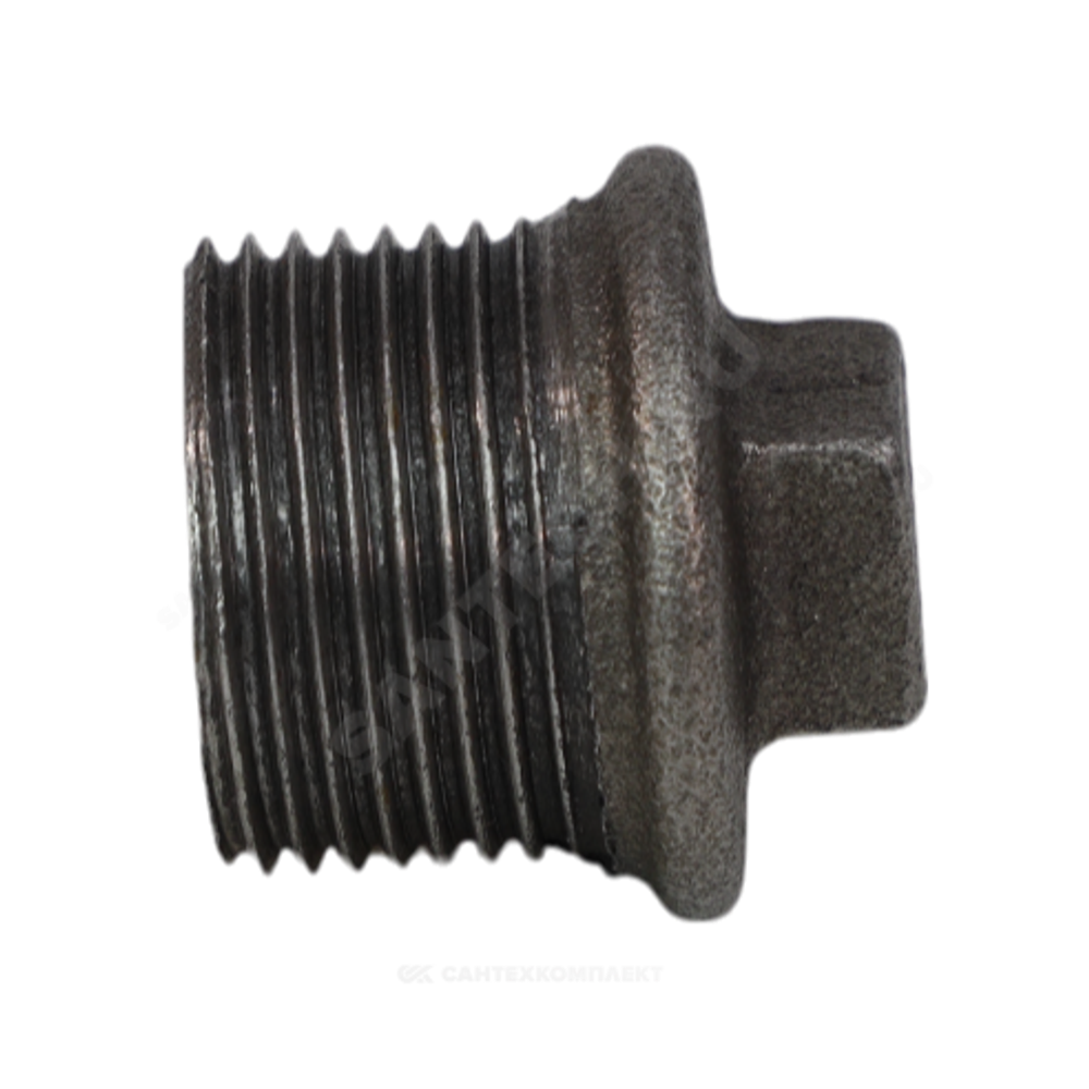 Заглушка чугун Ду 15 (1/2") НР Fittex PLUS