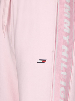 Женские теннисные брюки Tommy Hilfiger Relaxed Branded Sweatpant - pastel pink