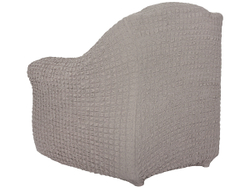 Чехол на кресло без оборки Модерн, цвет Капучино