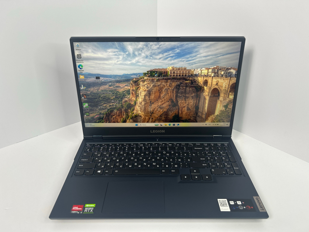 Ноутбук Lenovo Legion 5 15ACH6H (82JU005HRU) 15.6"/AMD Ryzen 7 5800H/RAM 16GB/SSD 1024GB/GeForce RTX 3060 6GB/IPS 165Hz/1920*1080/Windows 11/Подсветка кл-ры: LED/черный. Состояние: B1