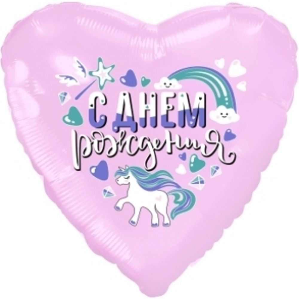AGURA 19&quot; Сердце Единорог/221028