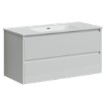 Тумба с раковиной Sancos Libra, 99 см., эмаль белый, LB100W