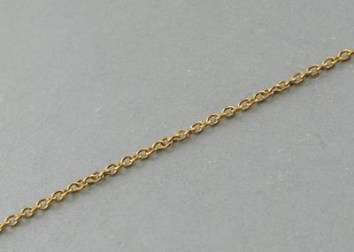 h009 Цепочка 2мм, нерж. сталь с позолотой, м