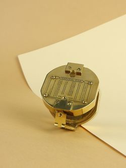 Nautical Морской компас Brunton в деревянном футляре Лого: Made for Royal Navy