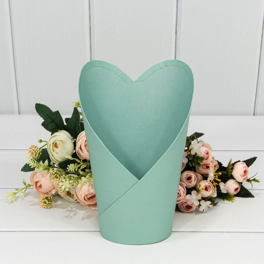 Коробка Ваза для цветов 13.5х10х22 см (Тиффани)