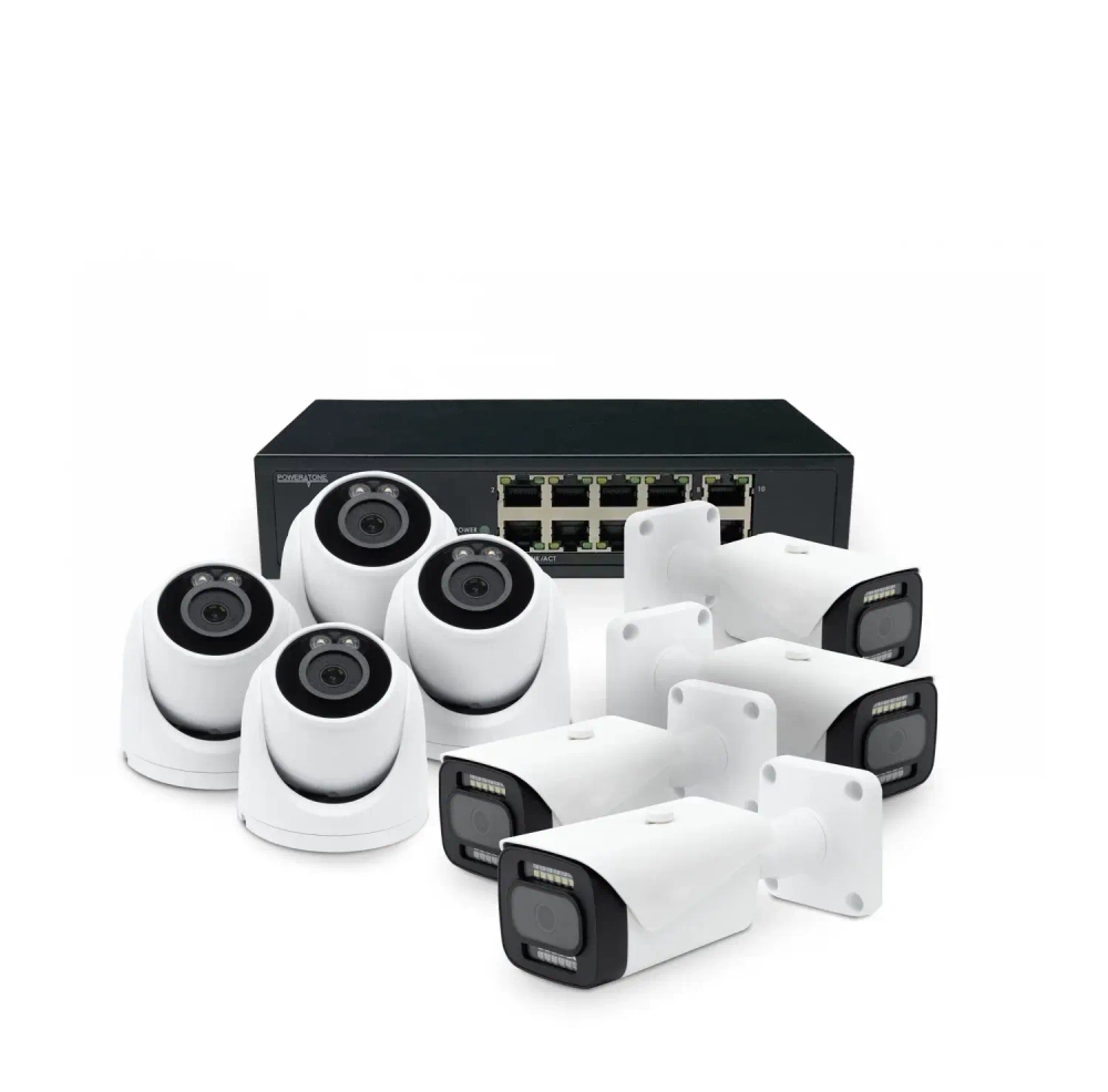 Комплект 8 камер видеонаблюдения