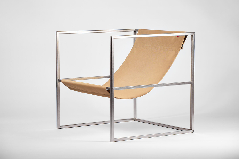 Уличное кресло TESS Outdoor Chair stainless / taupe textile (Up!Flame)