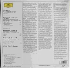 Ludwig van Beethoven, Emil Gilels - Piano Sonatas Nos.25-27 LP