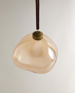 ZARA HOME ЕЛОЧНОЕ УКРАШЕНИЕ «ШАР» АСИММЕТРИЧНОЙ ФОРМЫ, КОРИЧНЕВЫЙ