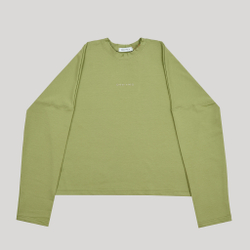 LS T-Shirt LOGO Sage