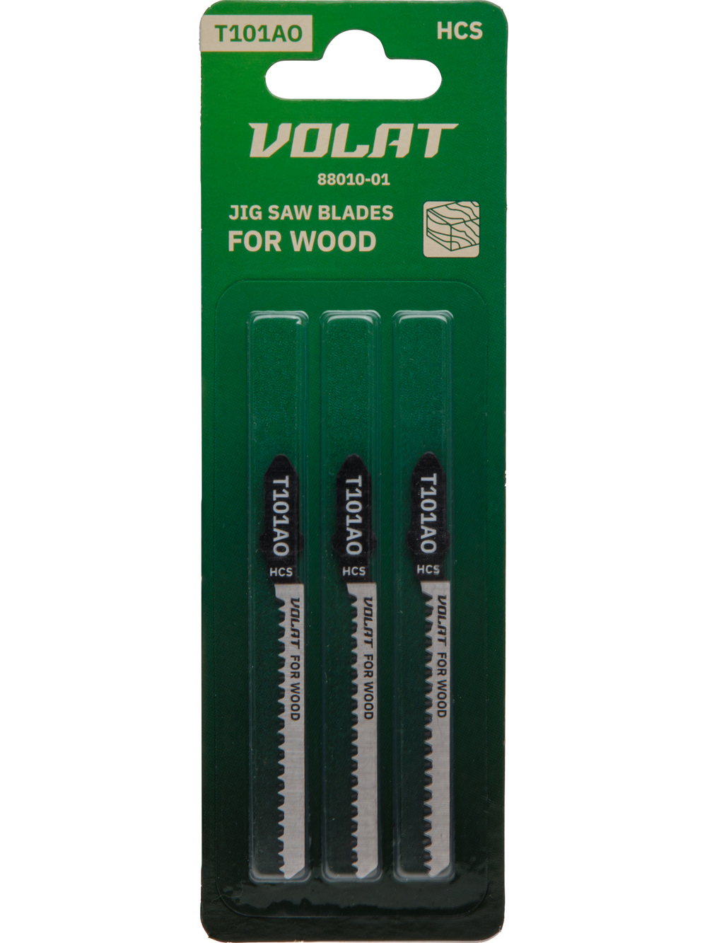 Пилка лобз. по дереву T101AO (3 шт.) ВОЛАТ
