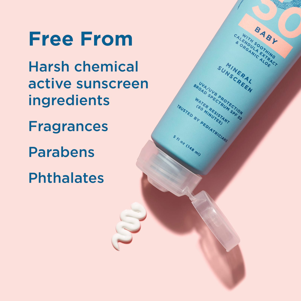 Blue Lizard Australian Sunscreen, детское минеральное солнцезащитное средство, SPF 50, 148 мл (5 жидк. унций)