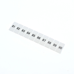 Маркировка клемм WKDQ, комплект для маркировки контактов (71-80), 10 шт.