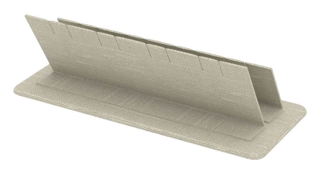 Подставка для 8 пар серег/16 подвесок/двойная/прорези/квадратное основание