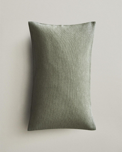 Zara Home наволочка декоративная из хлопка, зелёный · 1321/008